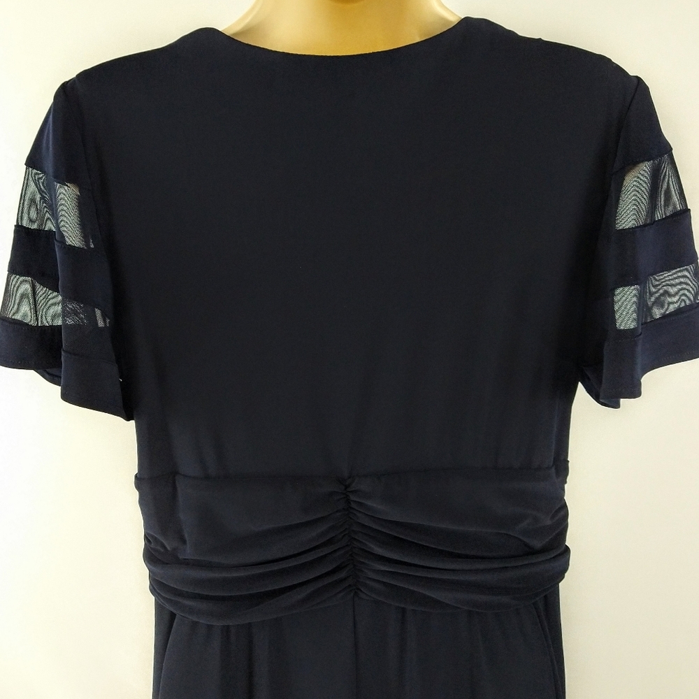 R & M Richards navy evening dress - Picture 6 of 8